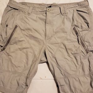 Armani Exchange Utility zip shorts